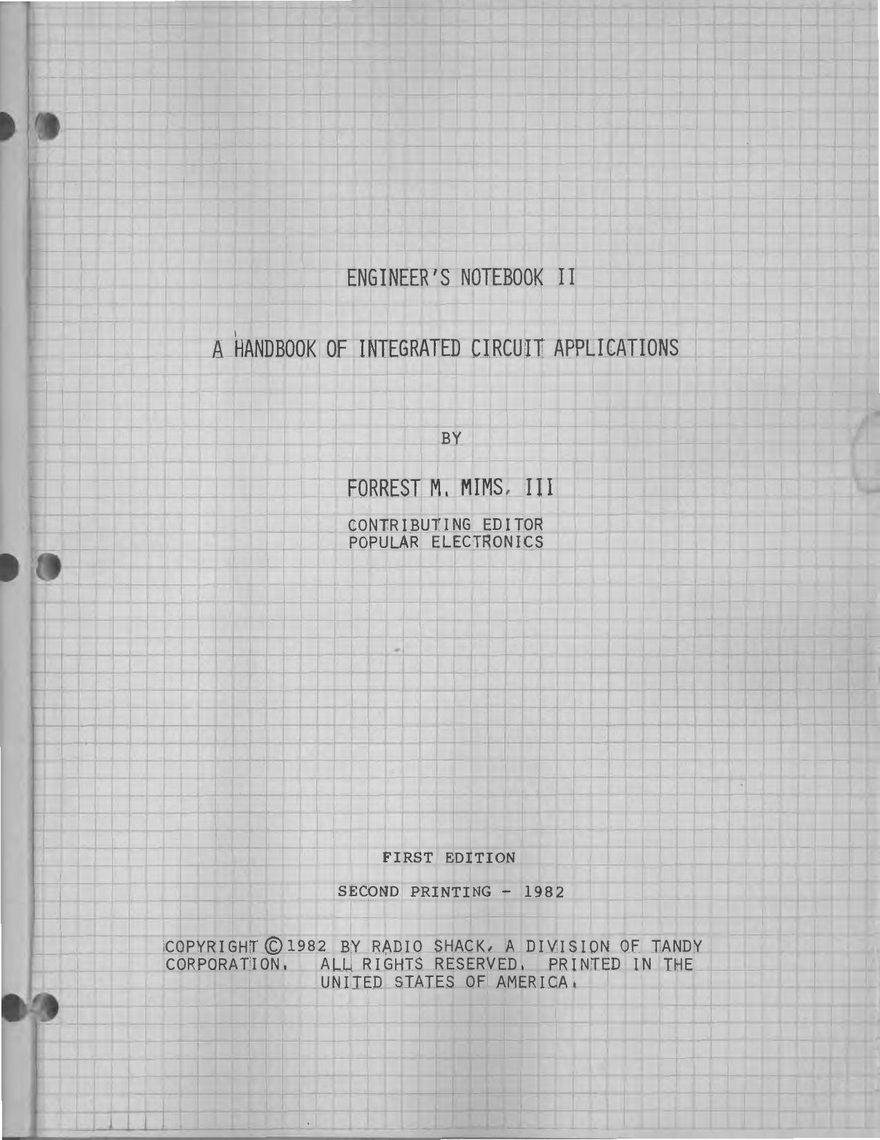 Cover of Engineer's Notebook II
